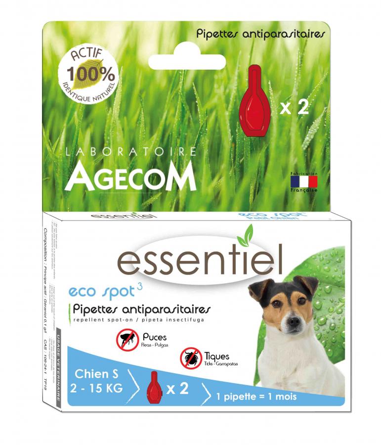 Eco Spot kleine hond 2-15 kg - 2 pipetten