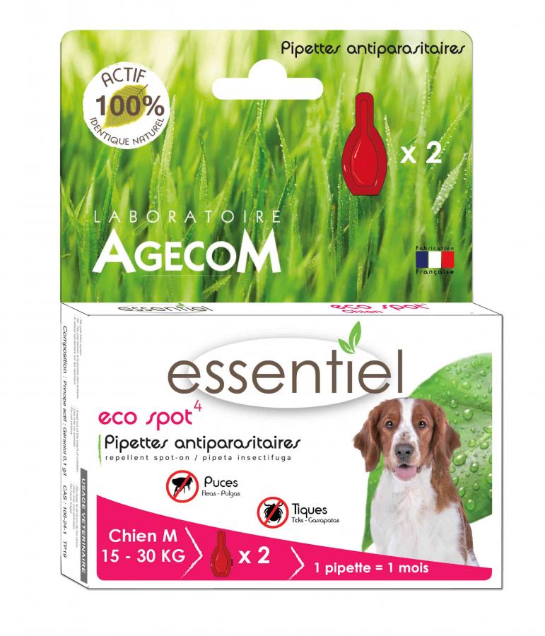 Eco Spot honden 15-30 kg - 2 pipetten