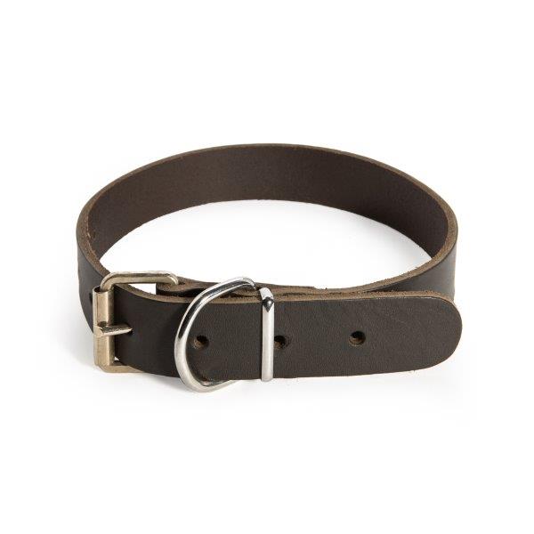 Leren halsband Nero 30 mm x 650 mm