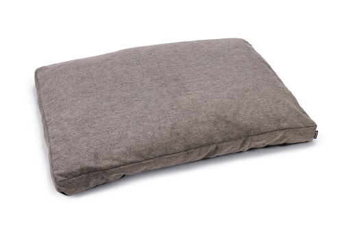 Beeztees memory foam zia - hondenkussen - grijs - 120x80x10 cm