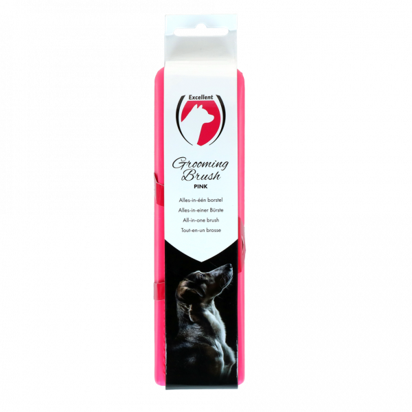 Excellent Pets Grooming Borstel Medium Roze afbeelding