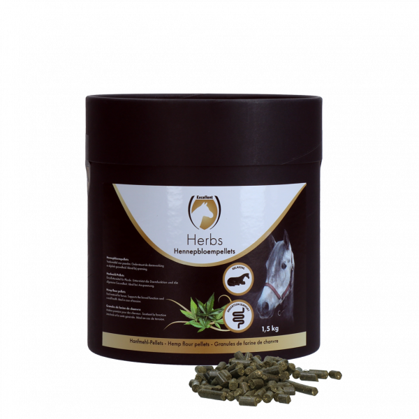 Excellent Herbs Hennepbloem pellets afbeelding