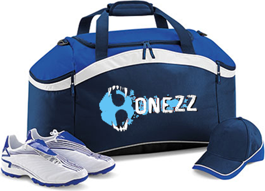 Bonezz Trainingstas Blauw"Wit