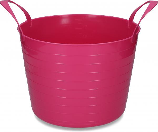 Emmer V-Trug Flexi Roze 14 l afbeelding