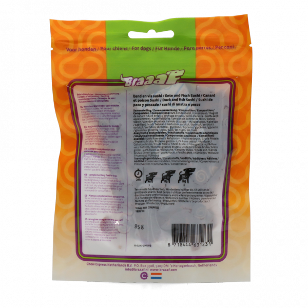 Braaaf Soft Snack Tonijnstick met wortel en sperzieboon afbeelding