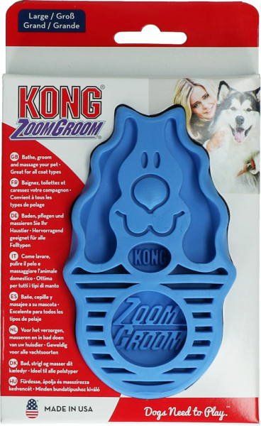 KONG ZoomGroom Boysenberry Large afbeelding