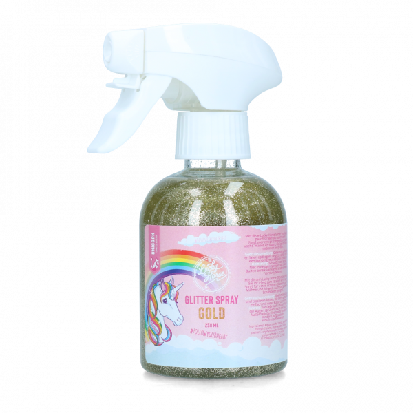 Lucky Horse Unicorn Groen Glitterspray afbeelding