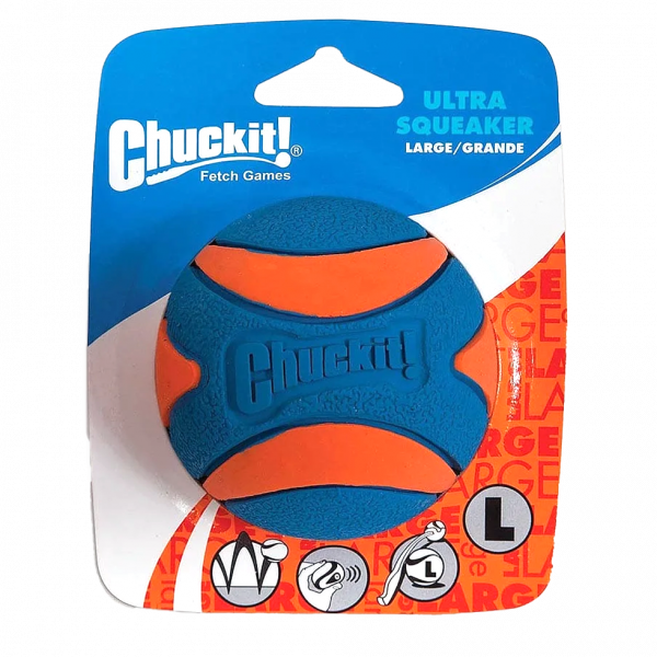 Chuckit Ultra Squeaker Ball L 9 Cm 1 Pcs. afbeelding