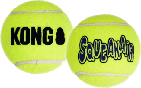 Kong Air Squeaker Tennis Ball L 7,6 Cm 1 Pcs. afbeelding