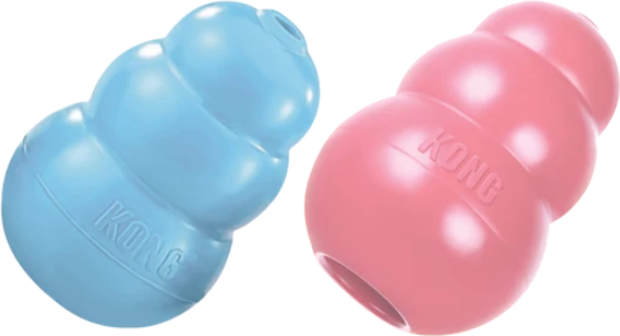 KONG Puppy L 10,1 cm Blauw of Roze afbeelding