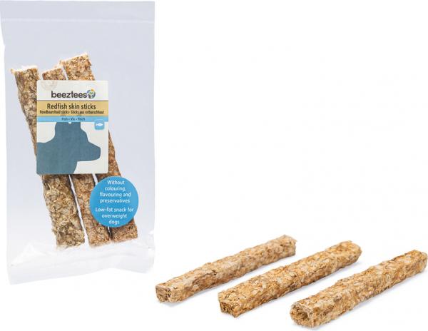 Beeztees Roodbaarshuid Sticks - Hondensnacks - 3 St. - 75 gr