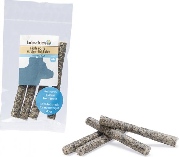 Beeztees Visrollen - Hondensnack - 4 St. - 75 gr