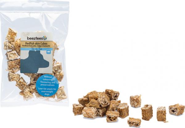 Beeztees Roodbaarshuid Cubes - Hondensnack - 100 gr