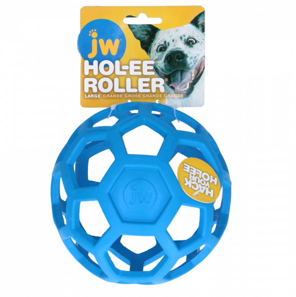 JW HOL-EE ROLLER L 15 cm Blue afbeelding