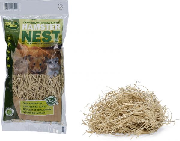 Zoobest Nestmateriaal - Knaagdier - Gras Papier - 30 gr afbeelding