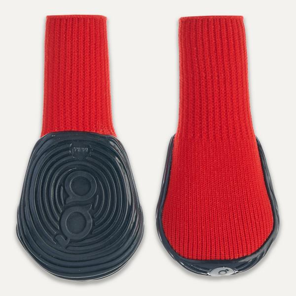 Gooeez Regular Dog Boots (2-pack) 2XS Red"Black