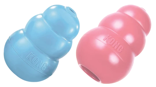 KONG Puppy S 7,6 cm Blauw of Roze afbeelding