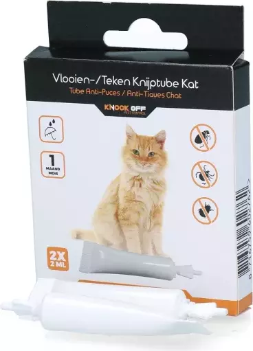 Knock Off vlooien-tekenpipet Kat DE+GB