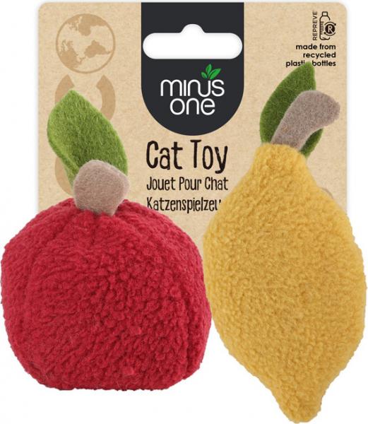 Minus One Fruit Cat Toys - Lemon&Apple afbeelding