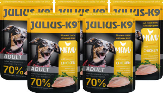 Julius-K9 All-meat menu - Voordeelverpakking - 5 x 125g