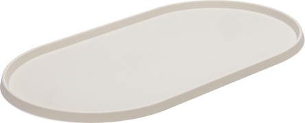 Designed by Lotte Placemat Oona - Hondenvoerbak - Silicone - Beige - 45x25x1,5 cm