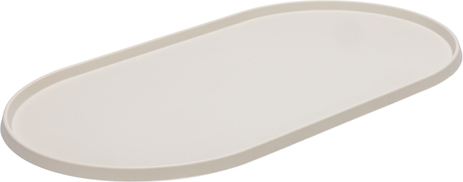 Designed by Lotte Placemat Oona - Hondenvoerbak - Silicone - Beige - 55x30x1,7 cm