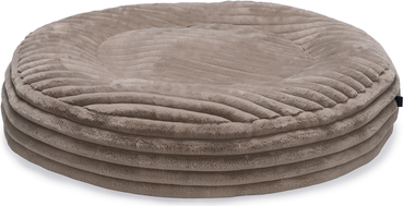 Designed by Lotte Reza - Hondenkussen - Rond - Beige - 95x95x20 cm