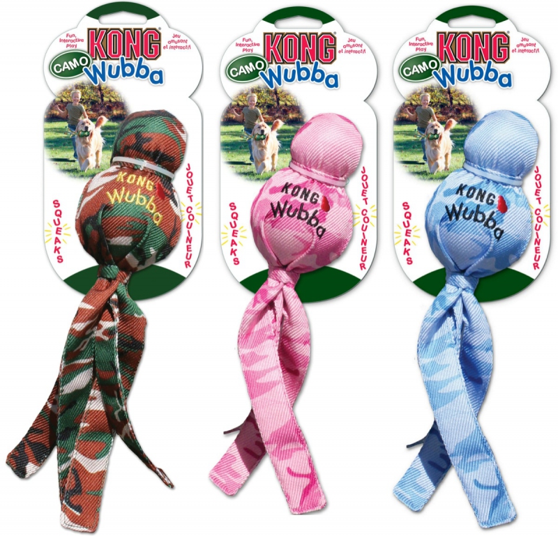 KONG CAMO WUBBA KLEIN ROZE"BLAUW"KAKI