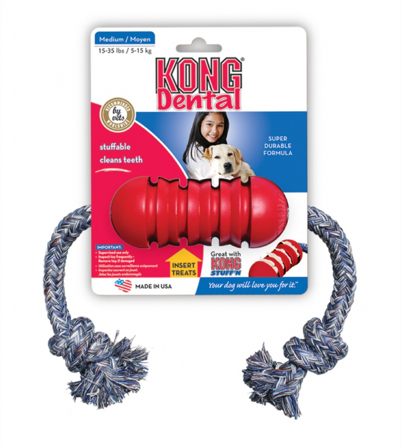 KONG DENTAL KLEIN ROOD + TOUW